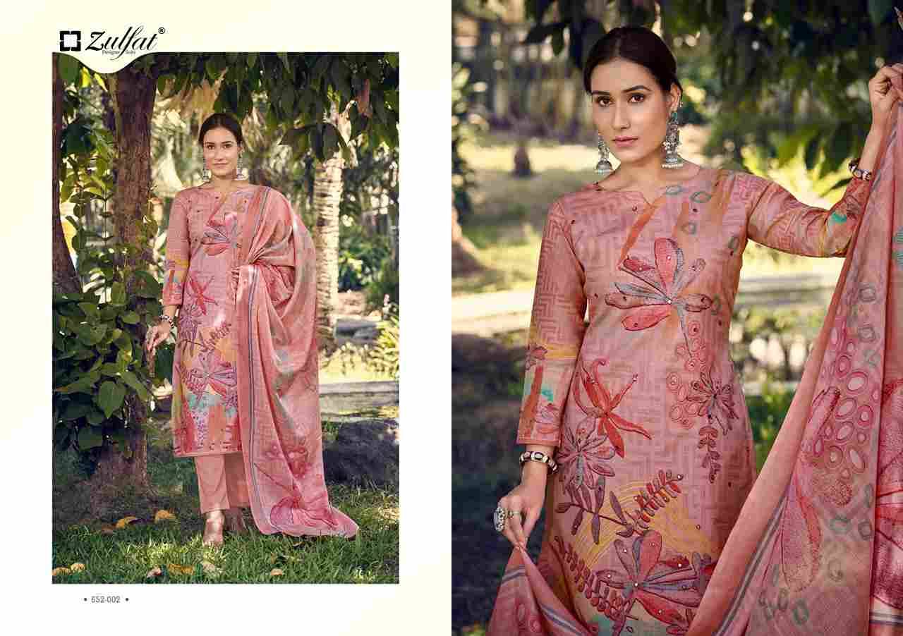 Summer Breeze Vol-2 By Zulfat 652-001 To 652-006 Series Beautiful Festive Suits Stylish Fancy Colorful Casual Wear & Ethnic Wear Pure Cotton Print Dresses At Wholesale Price