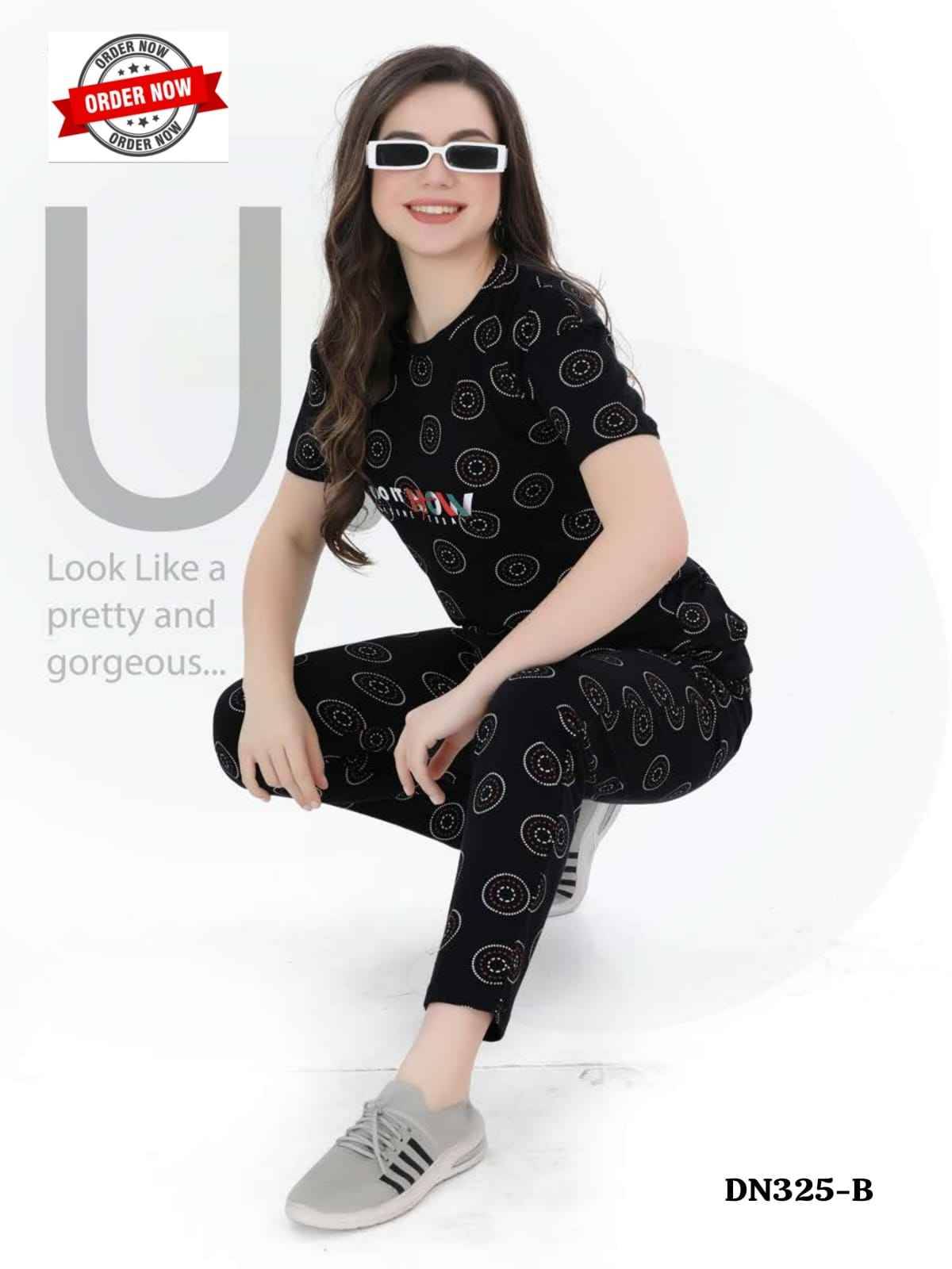 325-B By Kaamiri 01 To 06 Series Beautiful Stylish Fancy Colorful Casual Wear & Ethnic Wear Hosiery Cotton Night Suits At Wholesale Price