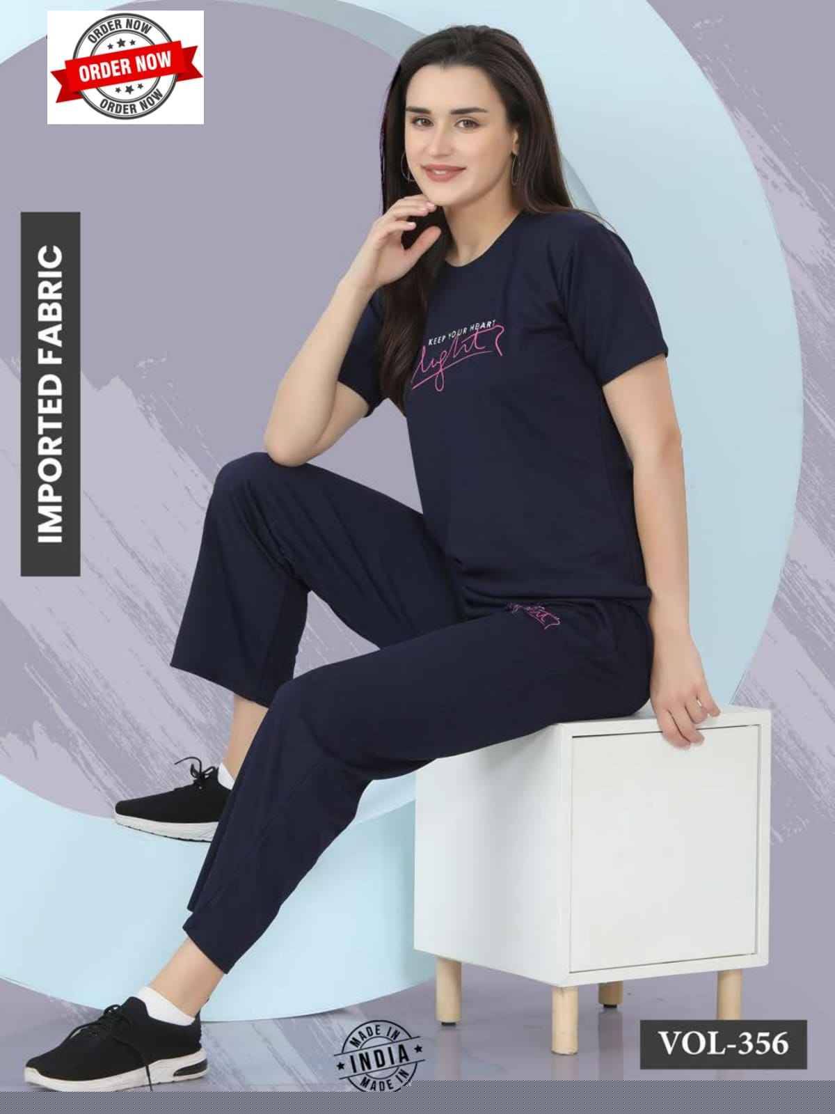 Vol-356 By Kaamiri 01 To 06 Series Beautiful Stylish Fancy Colorful Casual Wear & Ethnic Wear Imported Night Suits At Wholesale Price