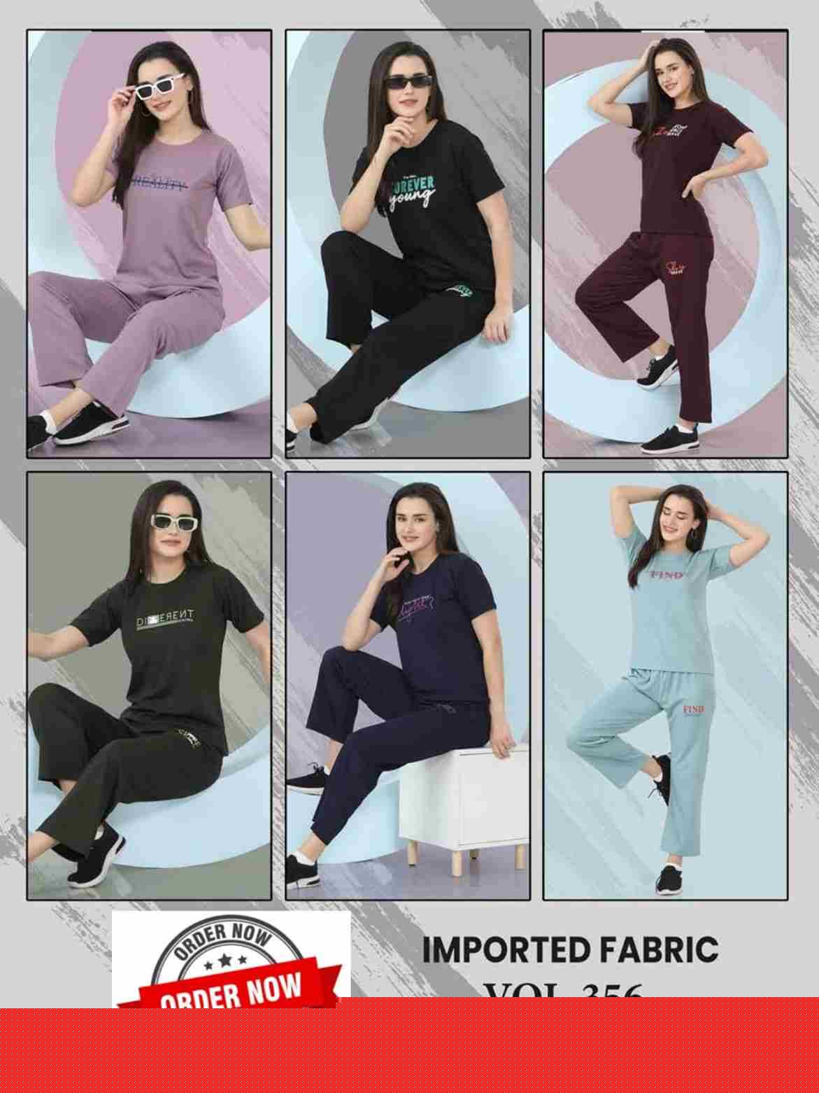 Vol-356 By Kaamiri 01 To 06 Series Beautiful Stylish Fancy Colorful Casual Wear & Ethnic Wear Imported Night Suits At Wholesale Price