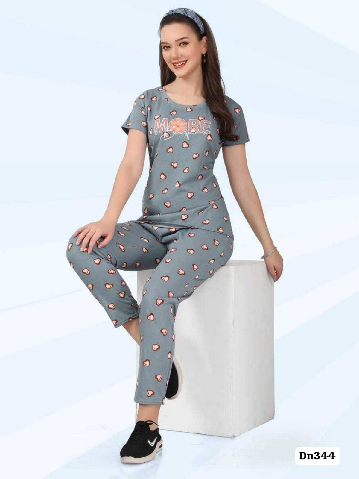Vol-344 By Kaamiri 01 To 06 Series Beautiful Stylish Fancy Colorful Casual Wear & Ethnic Wear Hosiery Cotton Night Suits At Wholesale Price