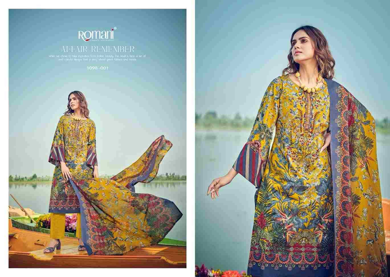 Aarzu Vol-15 By Romani 1098-001 To 1098-008 Series Beautiful Festive Suits Stylish Fancy Colorful Casual Wear & Ethnic Wear Soft Cotton Print Dresses At Wholesale Price