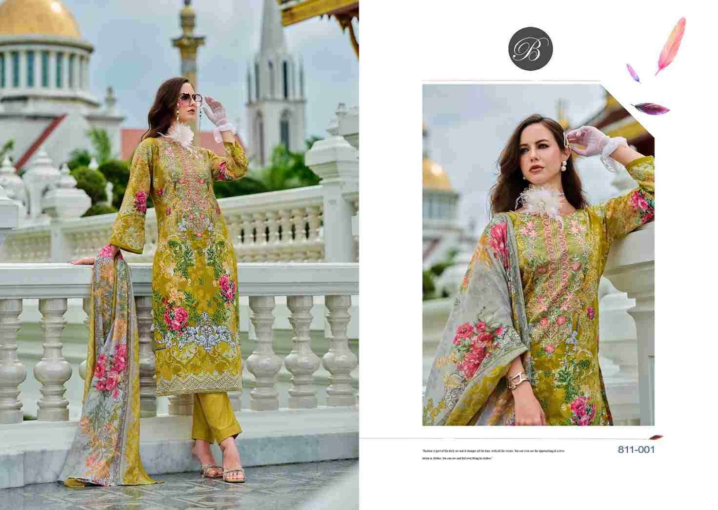 Naira Vol-99 By Belliza 811-001 To 811-008 Series Beautiful Festive Suits Stylish Fancy Colorful Casual Wear & Ethnic Wear Pure Cotton Print Dresses At Wholesale Price