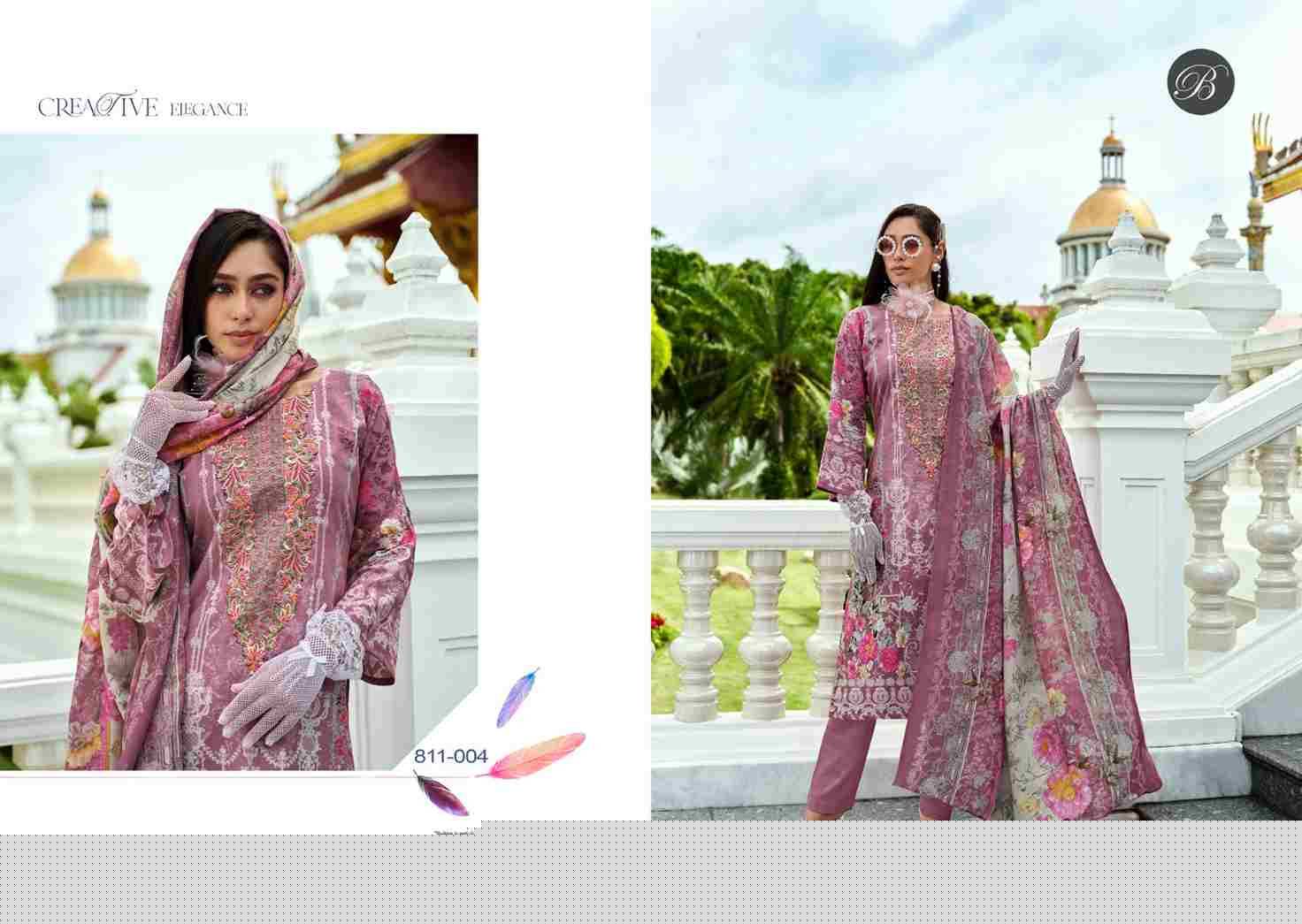 Naira Vol-99 By Belliza 811-001 To 811-008 Series Beautiful Festive Suits Stylish Fancy Colorful Casual Wear & Ethnic Wear Pure Cotton Print Dresses At Wholesale Price