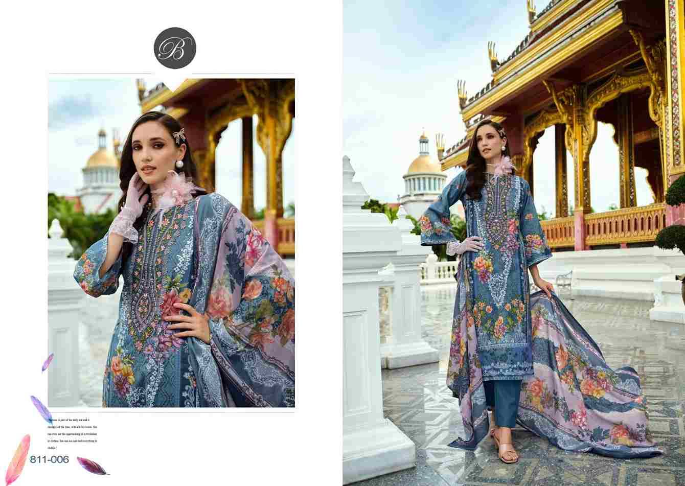 Naira Vol-99 By Belliza 811-001 To 811-008 Series Beautiful Festive Suits Stylish Fancy Colorful Casual Wear & Ethnic Wear Pure Cotton Print Dresses At Wholesale Price