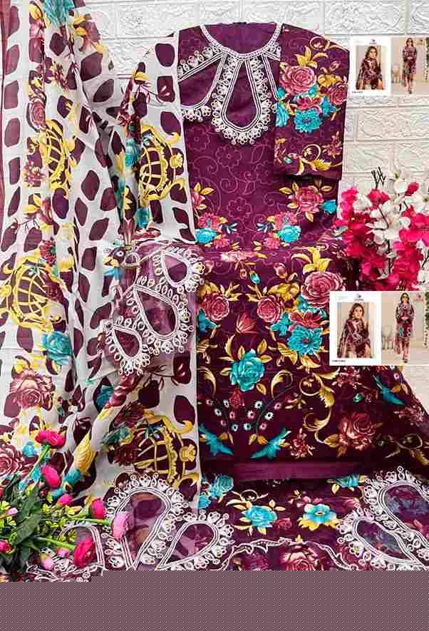 Aasha 1146 Colours By Aasha Designer 1146-A To 1146-C Series Pakistani Suits Beautiful Fancy Colorful Stylish Party Wear & Occasional Wear Pure Cotton Embroidery Dresses At Wholesale Price