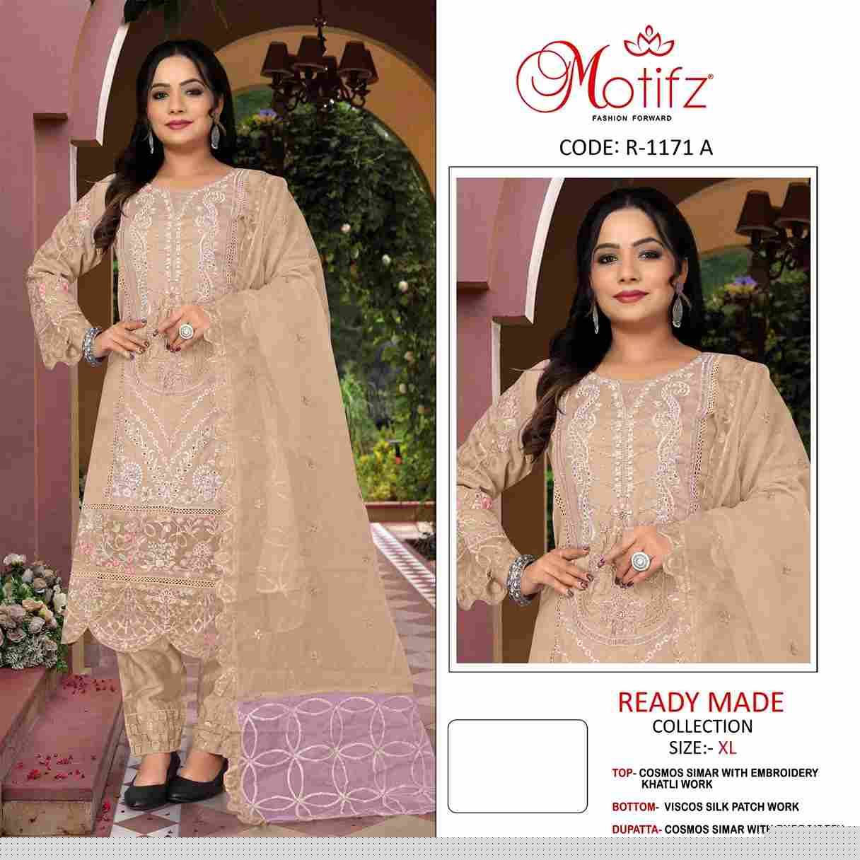 Motifz Hit Design 1171 Colours By Motifz 1171-A To 1171-D Series Beautiful Pakistani Suits Colorful Stylish Fancy Casual Wear & Ethnic Wear Simmer Embroidered Dresses At Wholesale Price