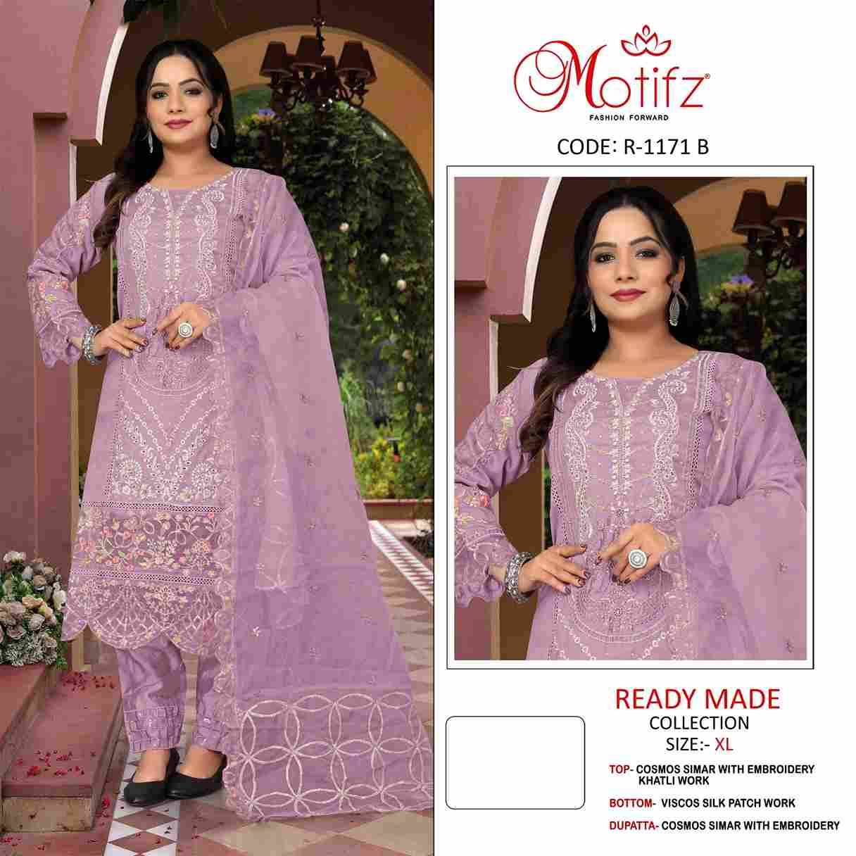 Motifz Hit Design 1171 Colours By Motifz 1171-A To 1171-D Series Beautiful Pakistani Suits Colorful Stylish Fancy Casual Wear & Ethnic Wear Simmer Embroidered Dresses At Wholesale Price