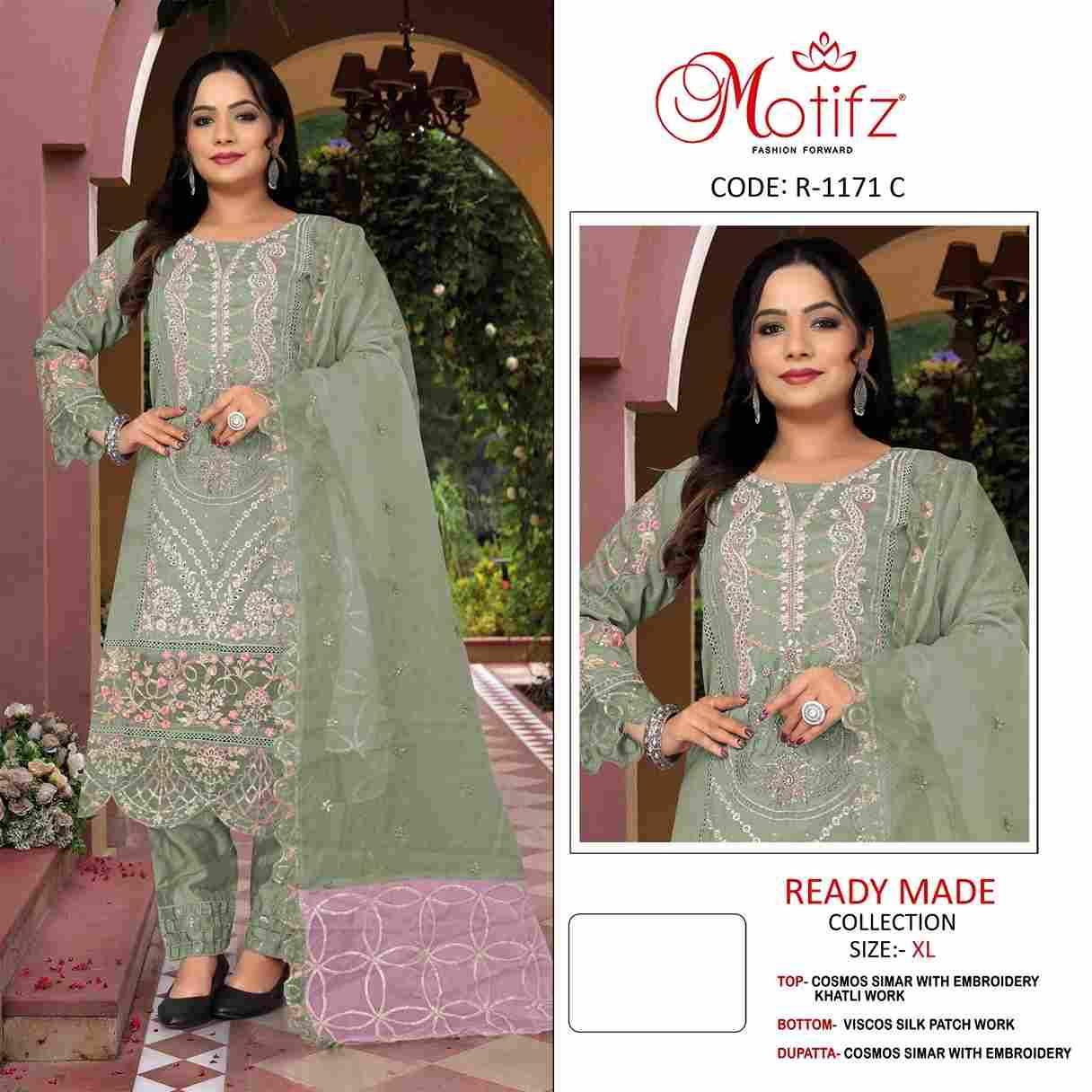 Motifz Hit Design 1171 Colours By Motifz 1171-A To 1171-D Series Beautiful Pakistani Suits Colorful Stylish Fancy Casual Wear & Ethnic Wear Simmer Embroidered Dresses At Wholesale Price