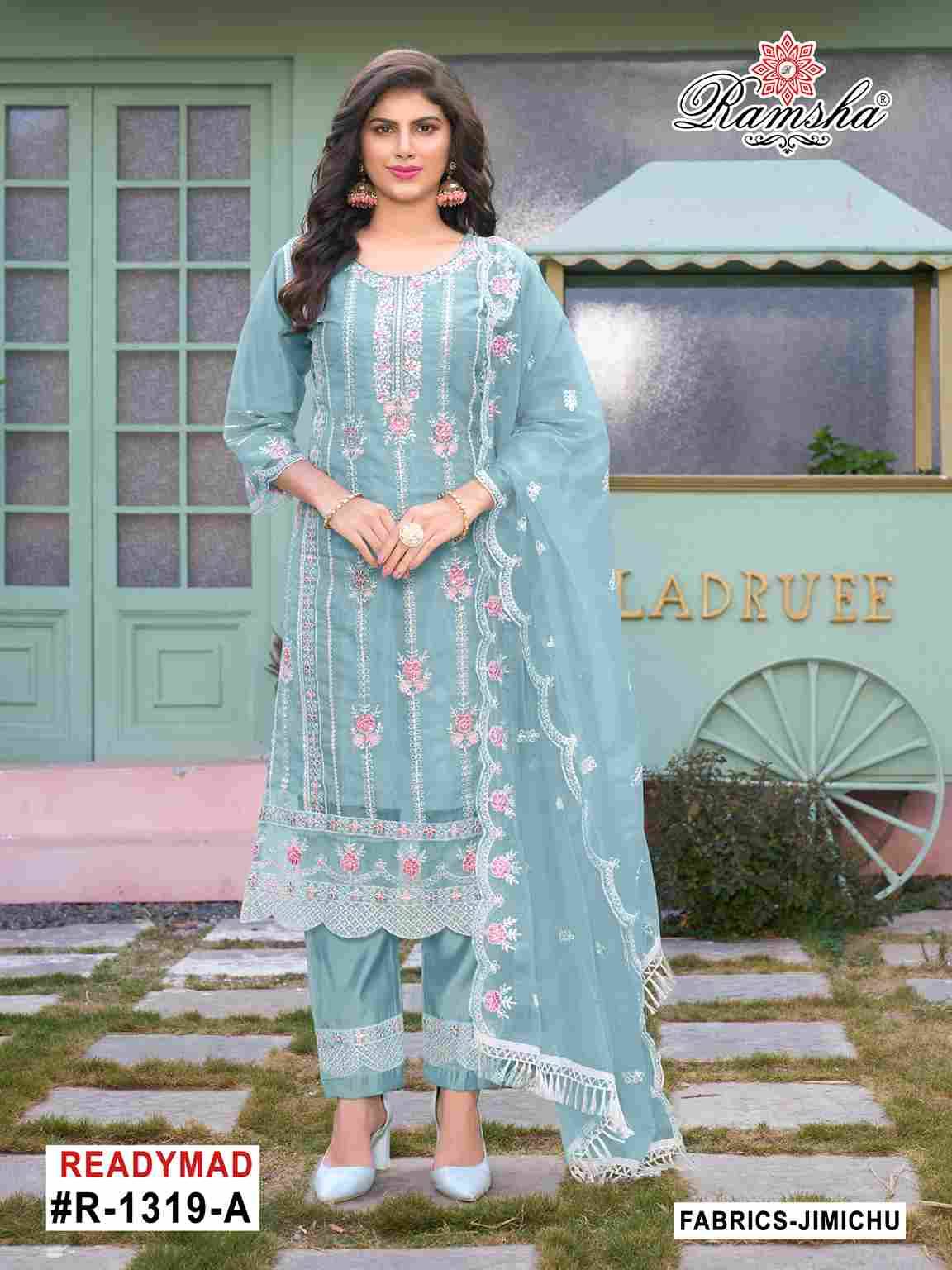 Ramsha 1319 Colours By Ramsha 1319-A To 1319-D Series Beautiful Pakistani Suits Colorful Stylish Fancy Casual Wear & Ethnic Wear Jimmy Chu Dresses At Wholesale Price