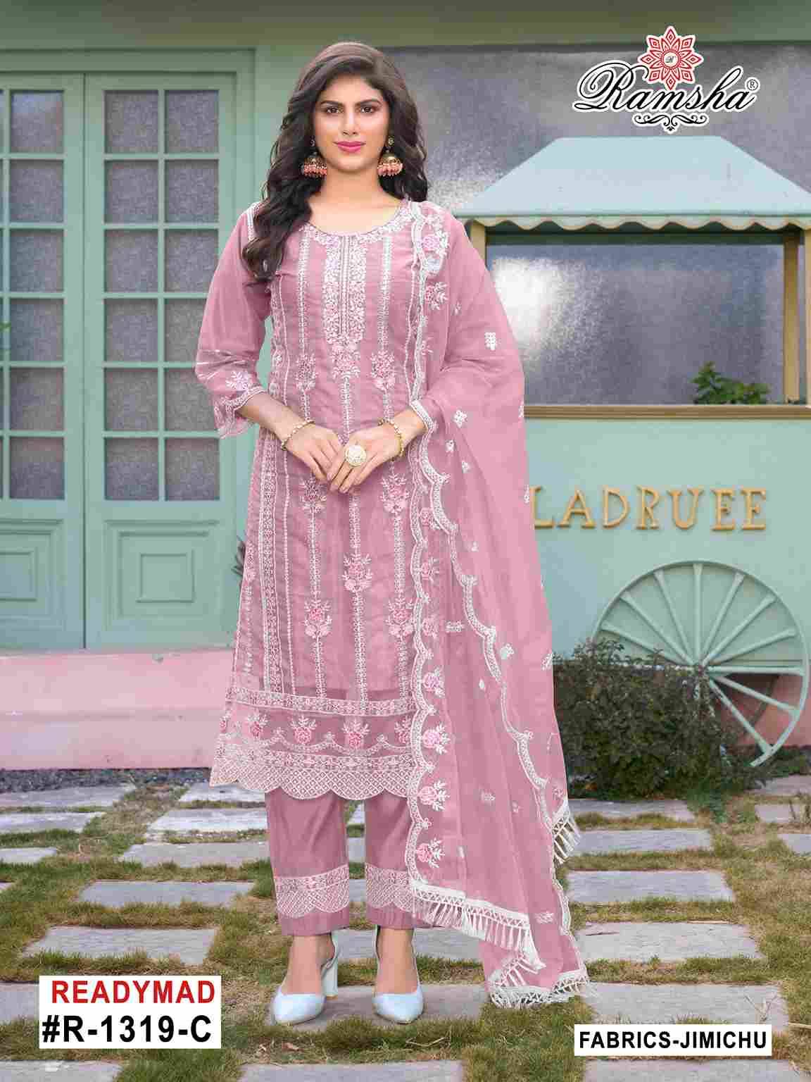 Ramsha 1319 Colours By Ramsha 1319-A To 1319-D Series Beautiful Pakistani Suits Colorful Stylish Fancy Casual Wear & Ethnic Wear Jimmy Chu Dresses At Wholesale Price