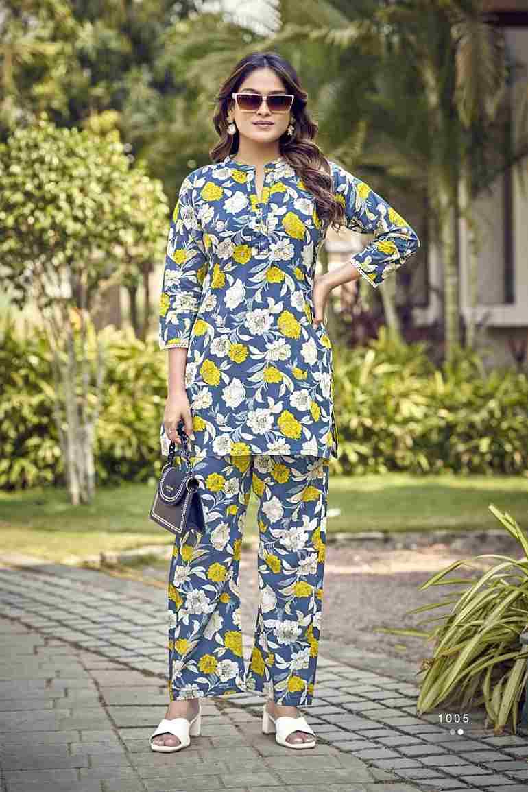 Cotton Beats By Ossm 1001 To 1006 Series Designer Stylish Fancy Colorful Beautiful Party Wear & Ethnic Wear Collection Cotton Print Co-Ord At Wholesale Price