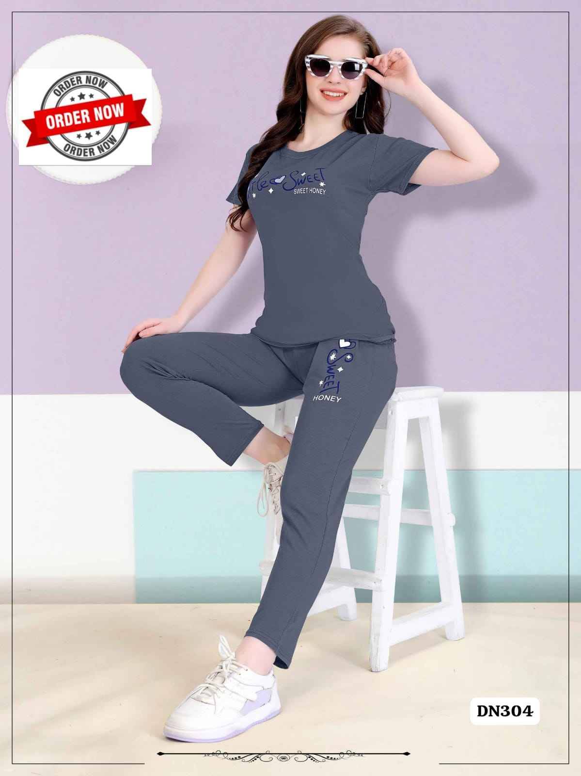 Vol-304 By Kaamiri 01 To 06 Series Beautiful Stylish Fancy Colorful Casual Wear & Ethnic Wear Hosiery Cotton Night Suits At Wholesale Price