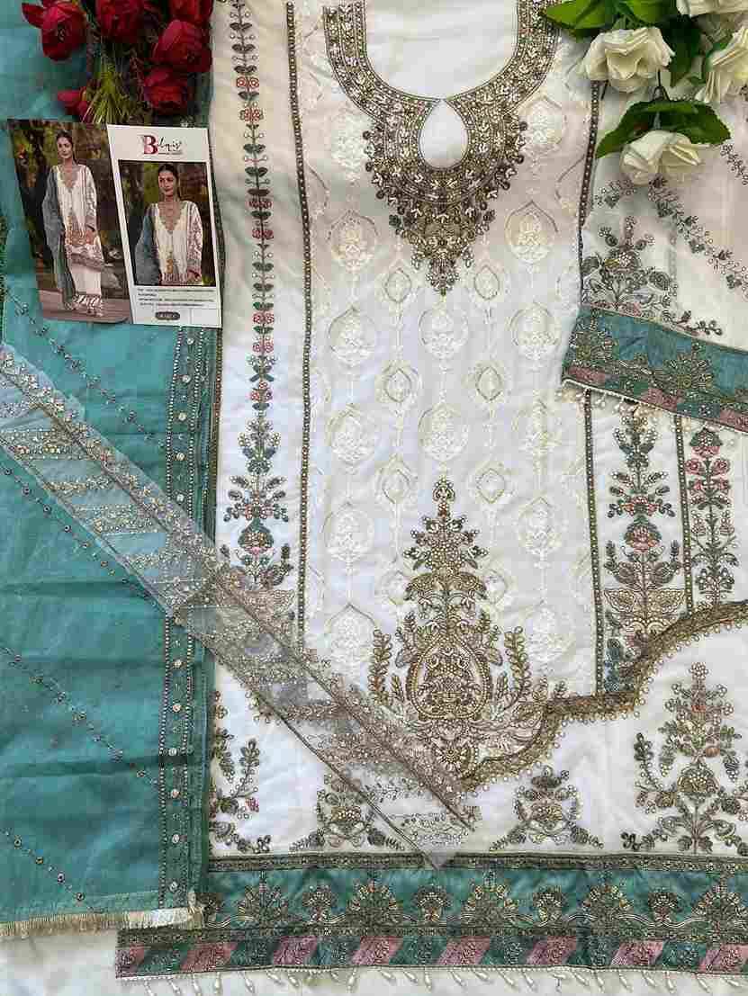 Bilqis 142 Colours By Bilqis 142-A To 142-B Series Beautiful Pakistani Suits Stylish Fancy Colorful Party Wear & Occasional Wear Faux Georgette Embroidery Dresses At Wholesale Price