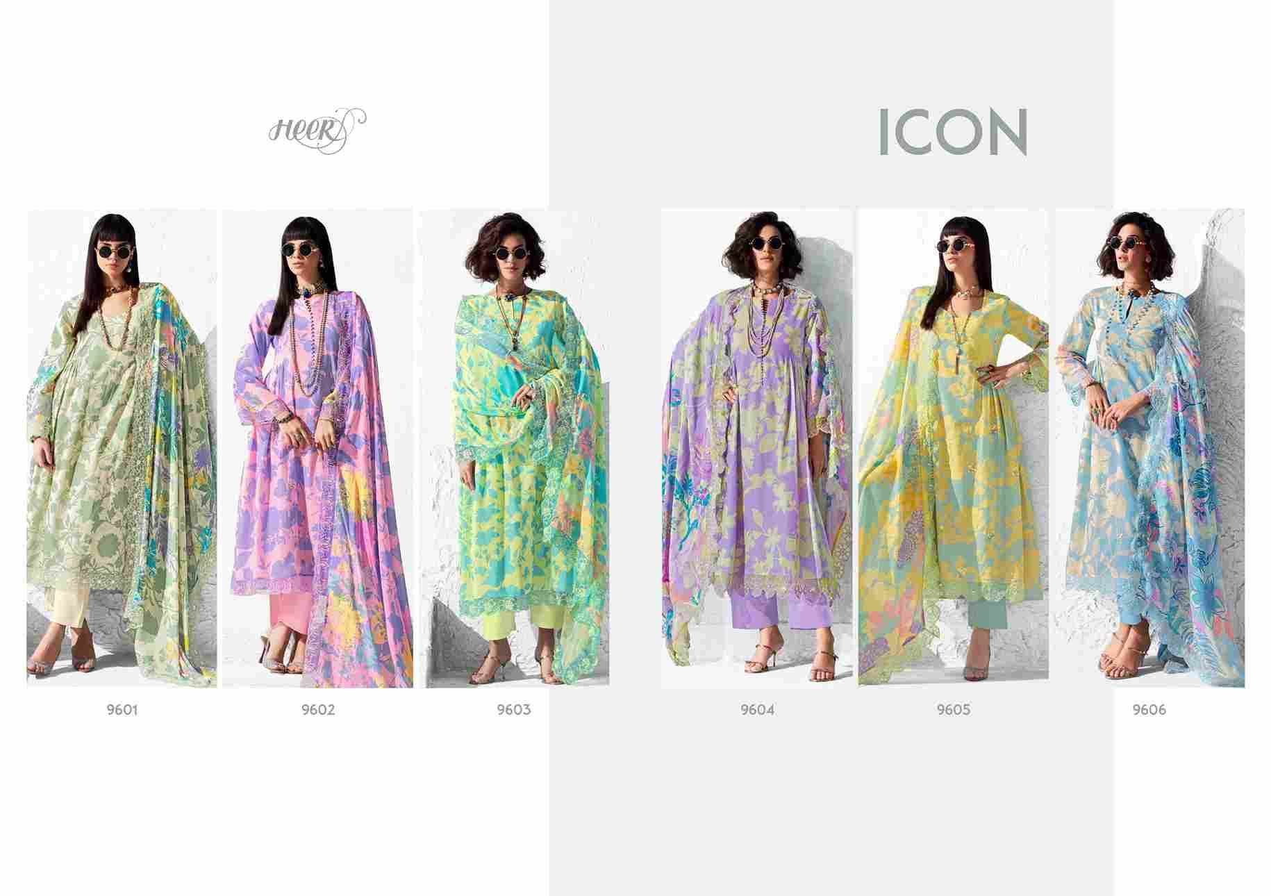 Icon By Kimora Fashion 9601 To 9606 Series Designer Festive Suits Collection Beautiful Stylish Fancy Colorful Party Wear & Occasional Wear Pure Linen Dresses At Wholesale Price