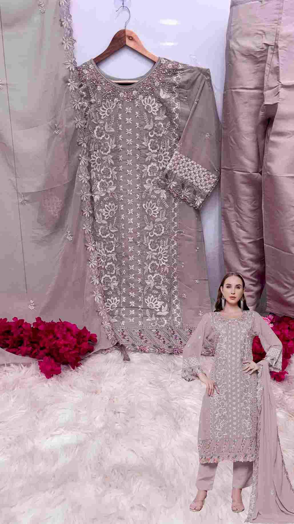 Afrozeh 06 Colours By Shanaya Fashion 06-A To 06-D Series Designer Pakistani Suits Collection Beautiful Stylish Fancy Colorful Party Wear & Occasional Wear Heavy Faux Georgette Dresses At Wholesale Price