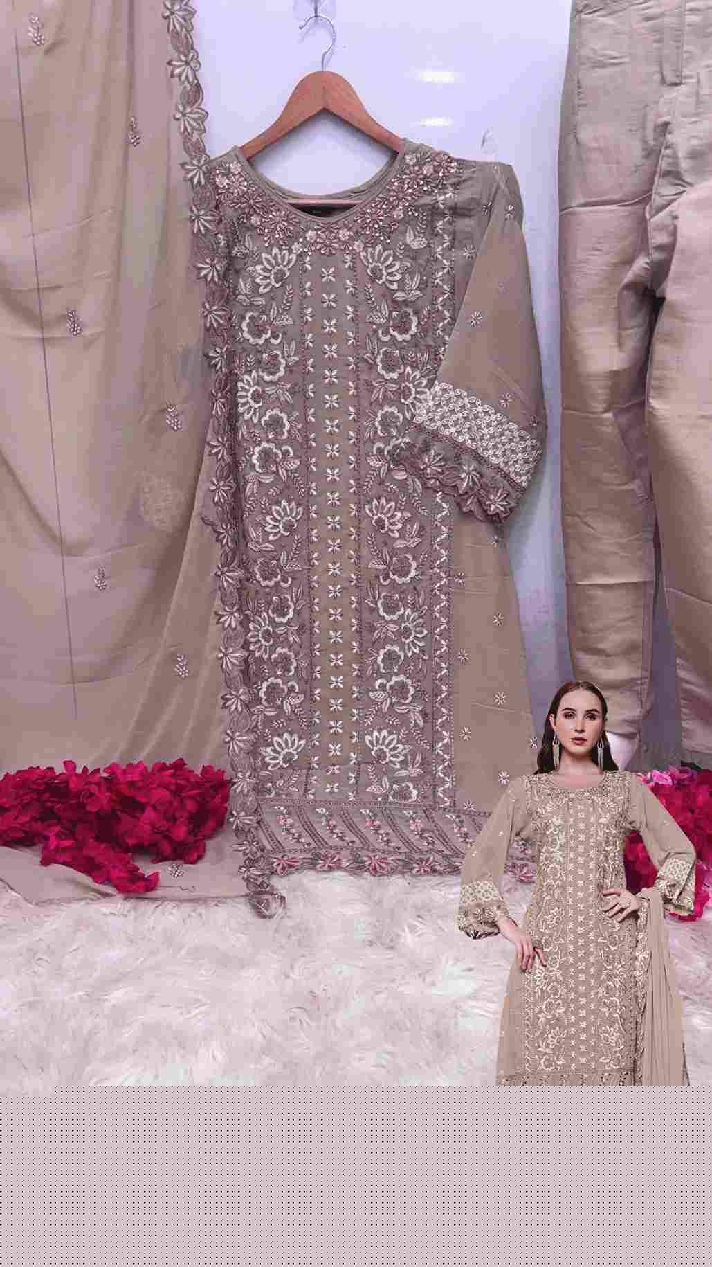 Afrozeh 06 Colours By Shanaya Fashion 06-A To 06-D Series Designer Pakistani Suits Collection Beautiful Stylish Fancy Colorful Party Wear & Occasional Wear Heavy Faux Georgette Dresses At Wholesale Price