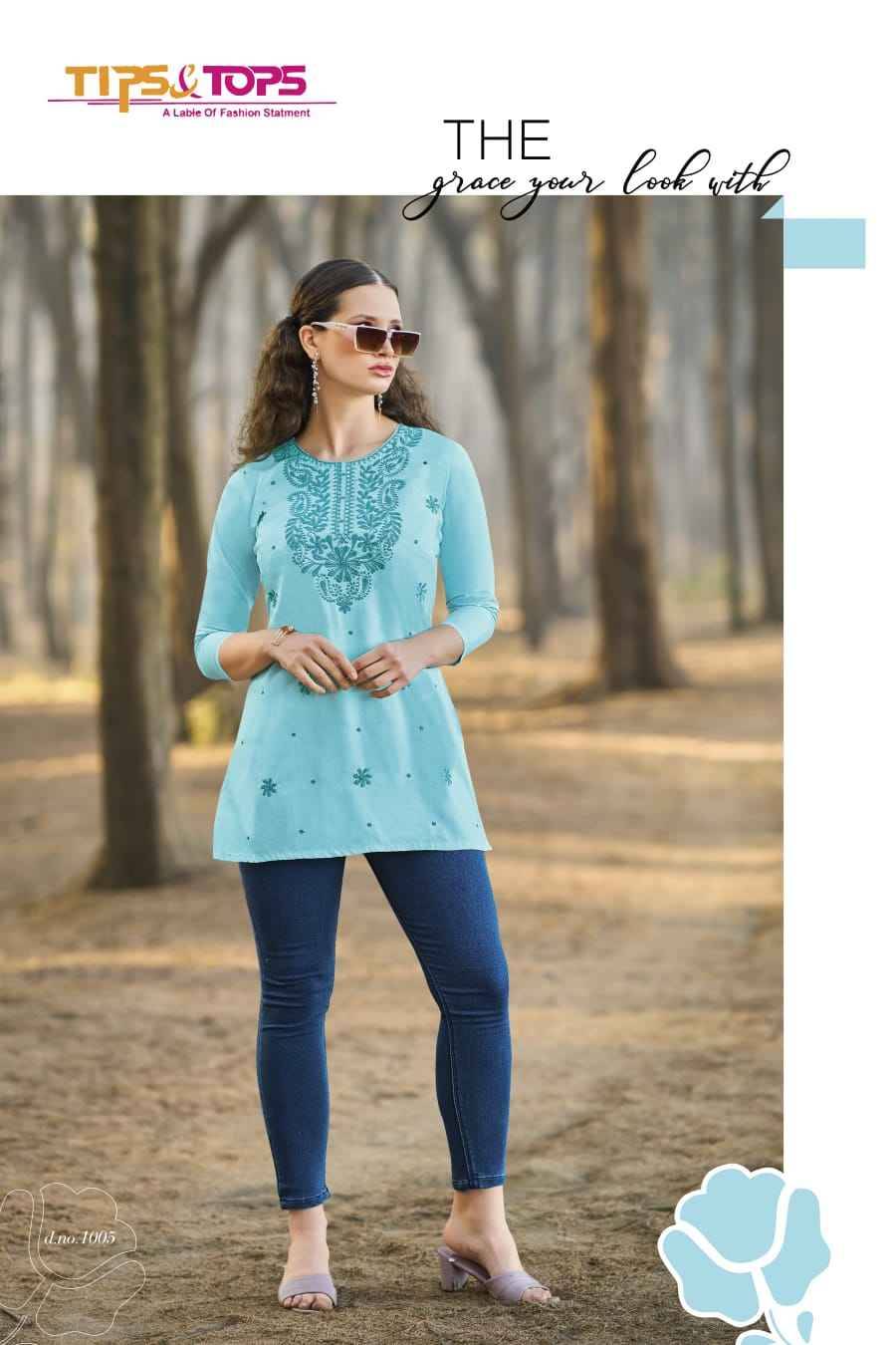 Colors Vol-5 By Tips And Tops 1001 To 1006 Series Designer Stylish Fancy Colorful Beautiful Party Wear & Ethnic Wear Collection Heavy Rayon Slub Tops At Wholesale Price
