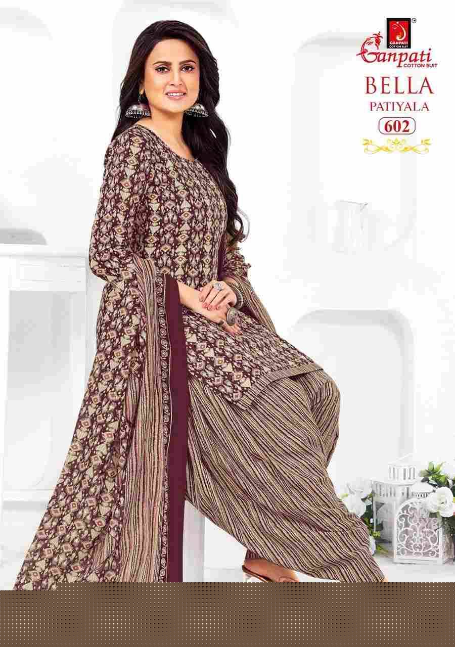 Bella Patiyala Vol-6 By Ganpati Cotton Suit 601 To 615 Series Beautiful Festive Suits Stylish Fancy Colorful Casual Wear & Ethnic Wear Pure Cotton Dresses At Wholesale Price