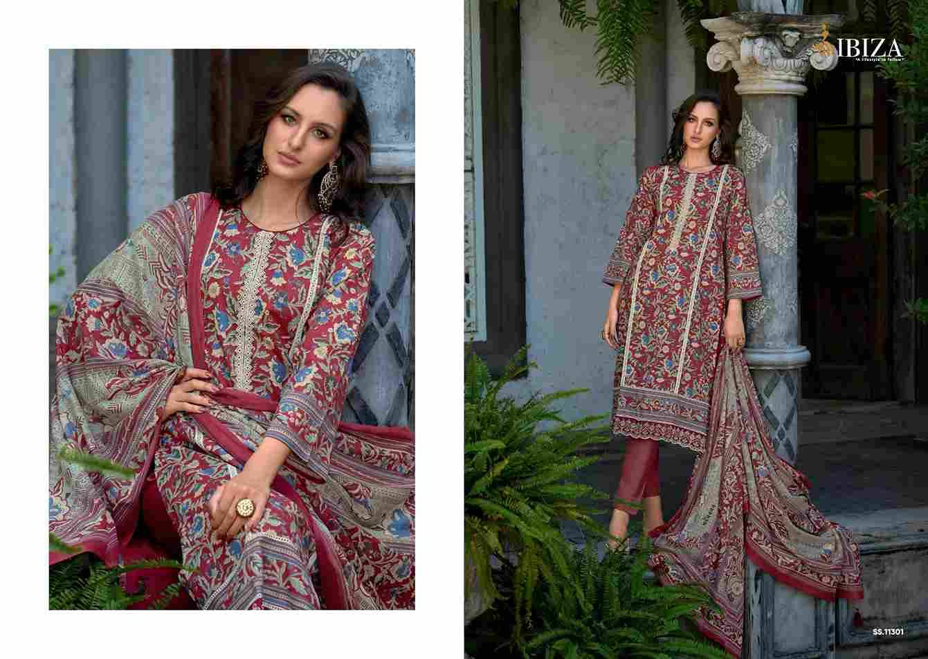 Amara By Ibiza 11301 To 11306 Series Beautiful Festive Suits Colorful Stylish Fancy Casual Wear & Ethnic Wear Pure Cambric Cotton Digital Print Dresses At Wholesale Price