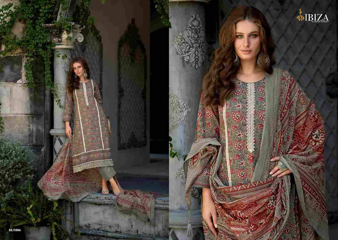 Amara By Ibiza 11301 To 11306 Series Beautiful Festive Suits Colorful Stylish Fancy Casual Wear & Ethnic Wear Pure Cambric Cotton Digital Print Dresses At Wholesale Price