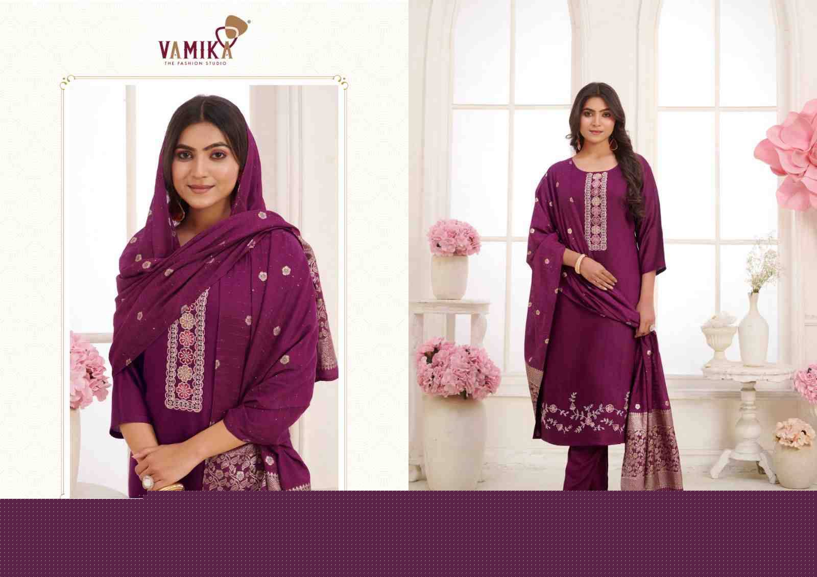 Jannat Vol-2 By Vamika 4501-A To 4501-D Series Designer Stylish Fancy Colorful Beautiful Party Wear & Ethnic Wear Collection Heavy Viscose Silk Dresses At Wholesale Price