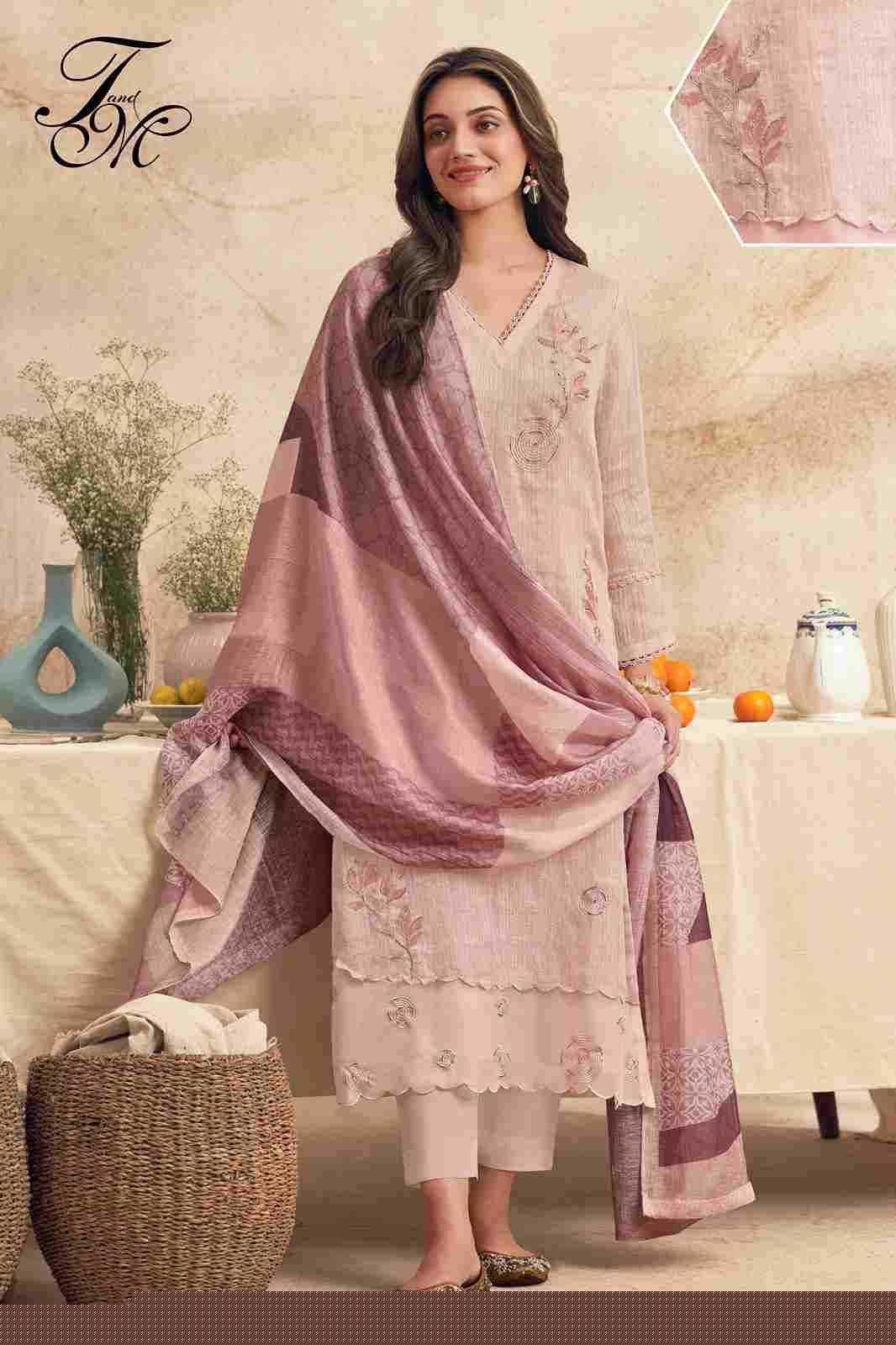Nirjhari By T And M Designer Studio Beautiful Festive Suits Colorful Stylish Fancy Casual Wear & Ethnic Wear Pure Linen Dresses At Wholesale Price