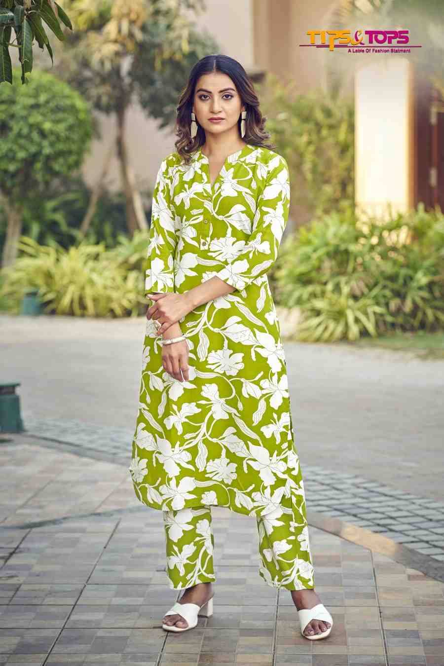 Cindrella Vol-4 By Tips And Tops 1001 To 1006 Series Designer Stylish Fancy Colorful Beautiful Party Wear & Ethnic Wear Collection Heavy Rayon Print Co-Ord At Wholesale Price