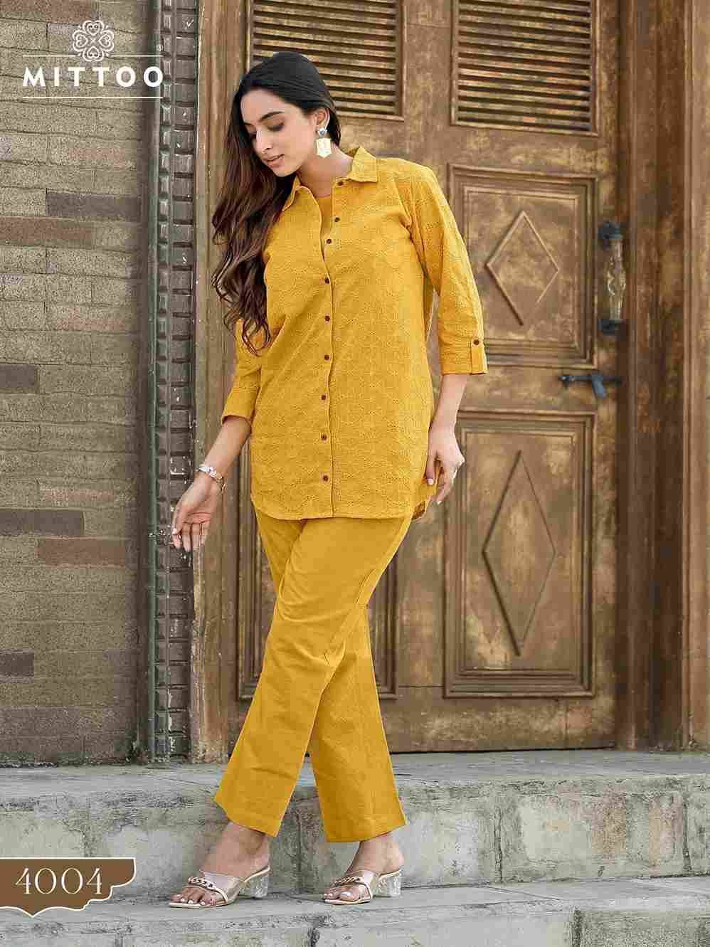 Veena By Mittoo 4001 To 4004 Series Designer Stylish Fancy Colorful Beautiful Party Wear & Ethnic Wear Collection Cotton Print Co-Ord At Wholesale Price
