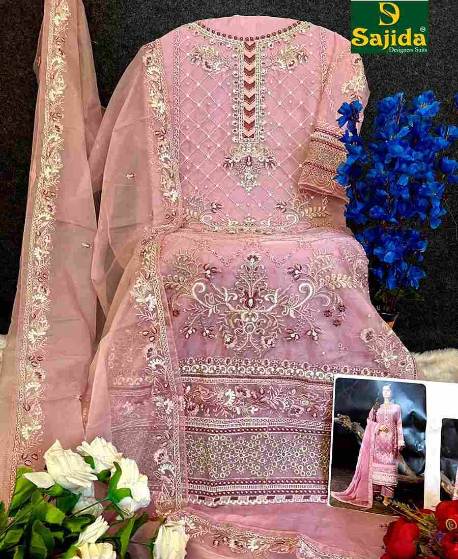 Zara By Sajida Designer Suits 1014-A To 1014-D Series Beautiful Pakistani Suits Colorful Stylish Fancy Casual Wear & Ethnic Wear Heavy Organza Embroidered Dresses At Wholesale Price