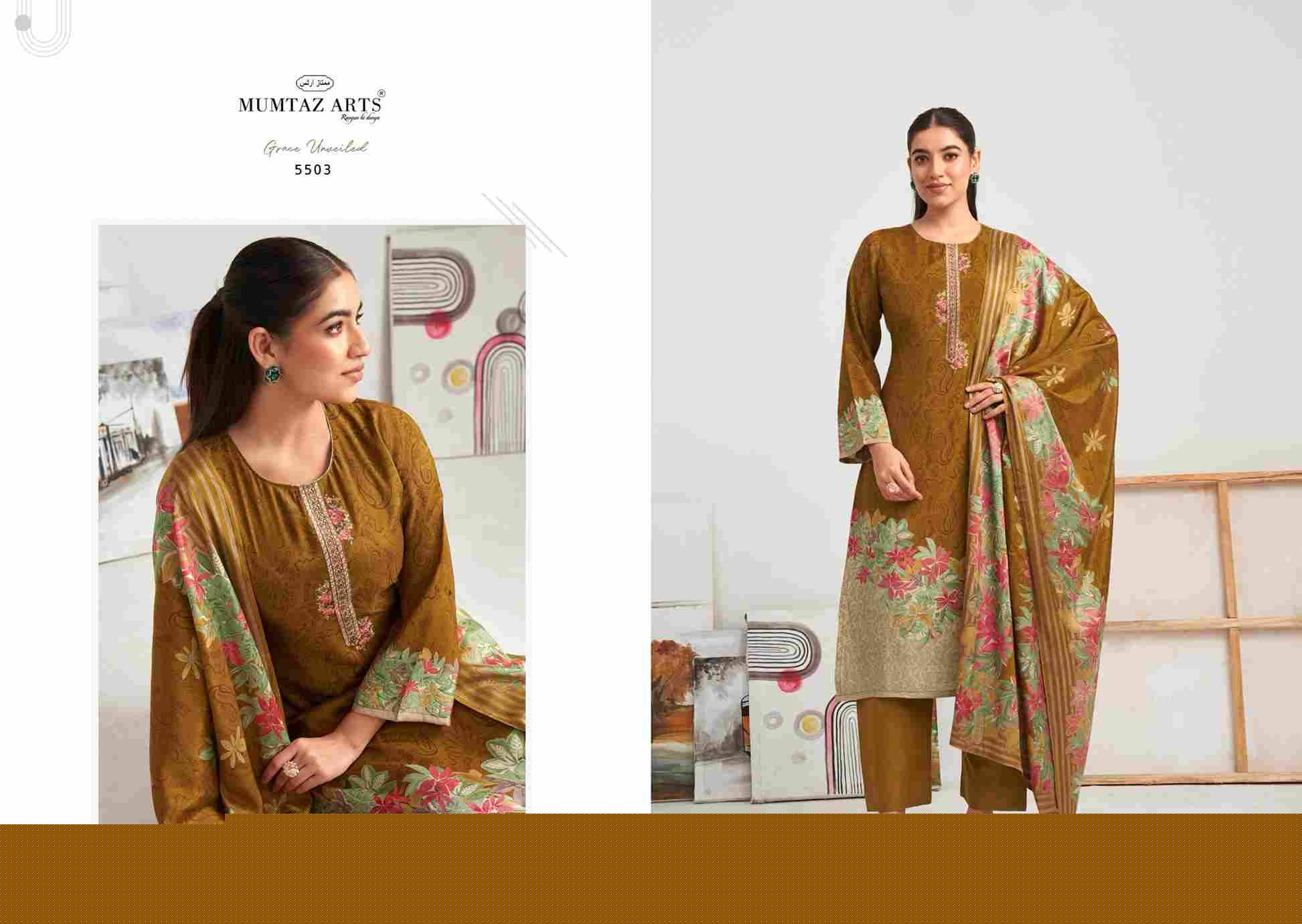 Hafiza By Mumtaz Arts 5501 To 5504 Series Beautiful Festive Suits Colorful Stylish Fancy Casual Wear & Ethnic Wear Pure Viscose Muslin Print Dresses At Wholesale Price