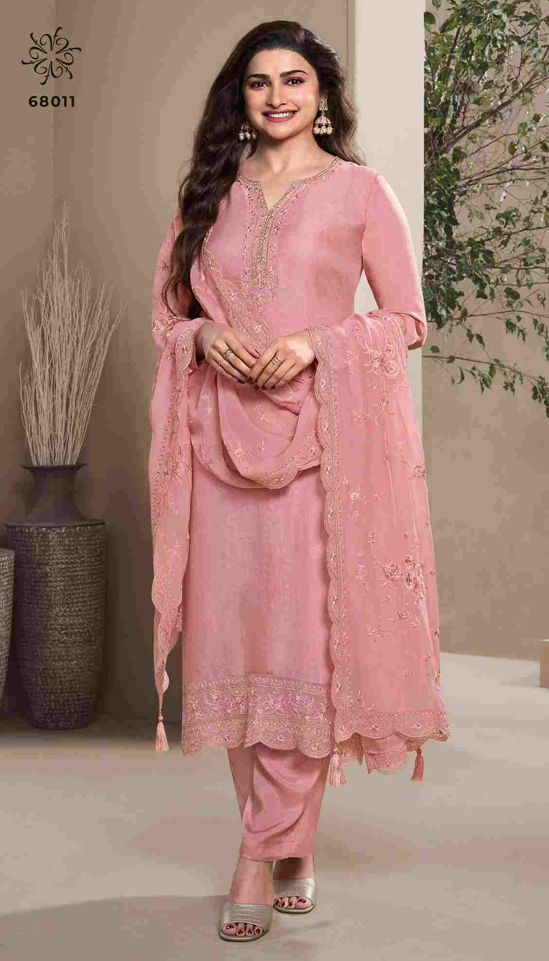 Saumya By Kuleesh 68011 To 68016 Series Designer Festive Suits Collection Beautiful Stylish Fancy Colorful Party Wear & Occasional Wear Silk Dresses At Wholesale Price