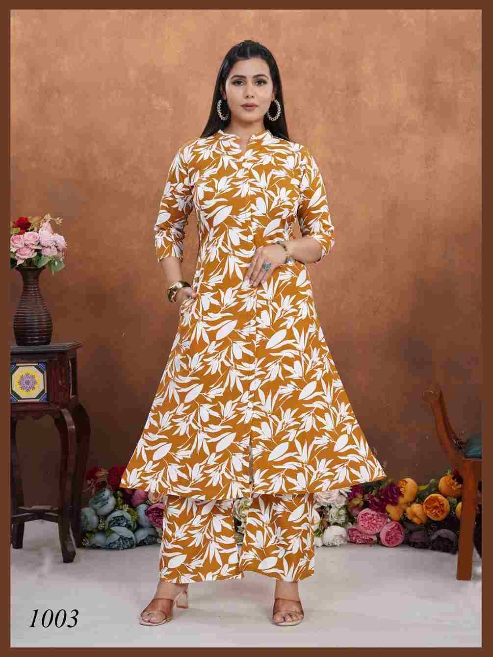Dulhari Vol-3 By Padmavati Textiles 1001 To 1008 Series Designer Pakistani Suits Collection Beautiful Stylish Fancy Colorful Party Wear & Occasional Wear Rayon Print Kurtis With Bottom At Wholesale Price
