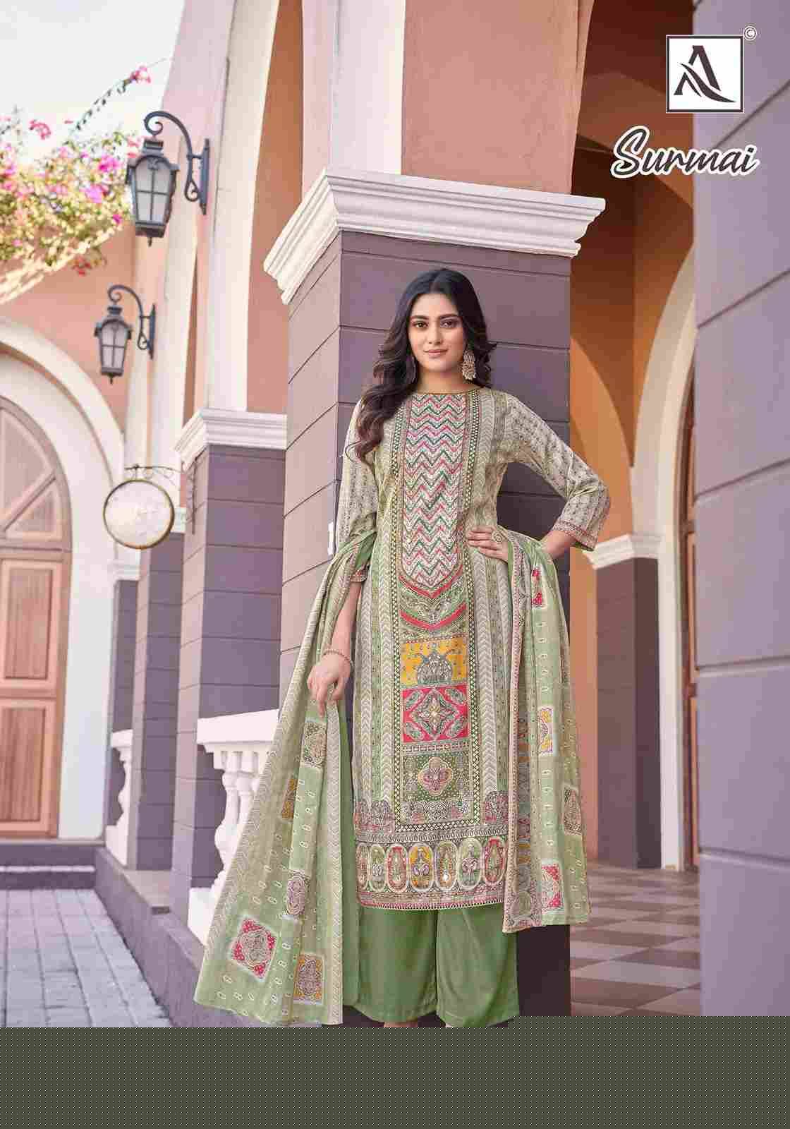 Surmai By Alok Suit 1860-001 To 1860-006 Series Beautiful Festive Suits Colorful Stylish Fancy Casual Wear & Ethnic Wear Pure Jam Print Dresses At Wholesale Price