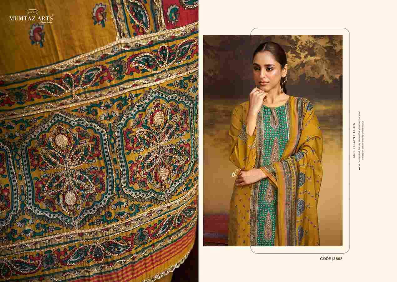 Nayaab Vol-5 By Mumtaz Arts 3801 To 3804 Series Beautiful Festive Suits Colorful Stylish Fancy Casual Wear & Ethnic Wear Pure Viscose Muslin Print Dresses At Wholesale Price