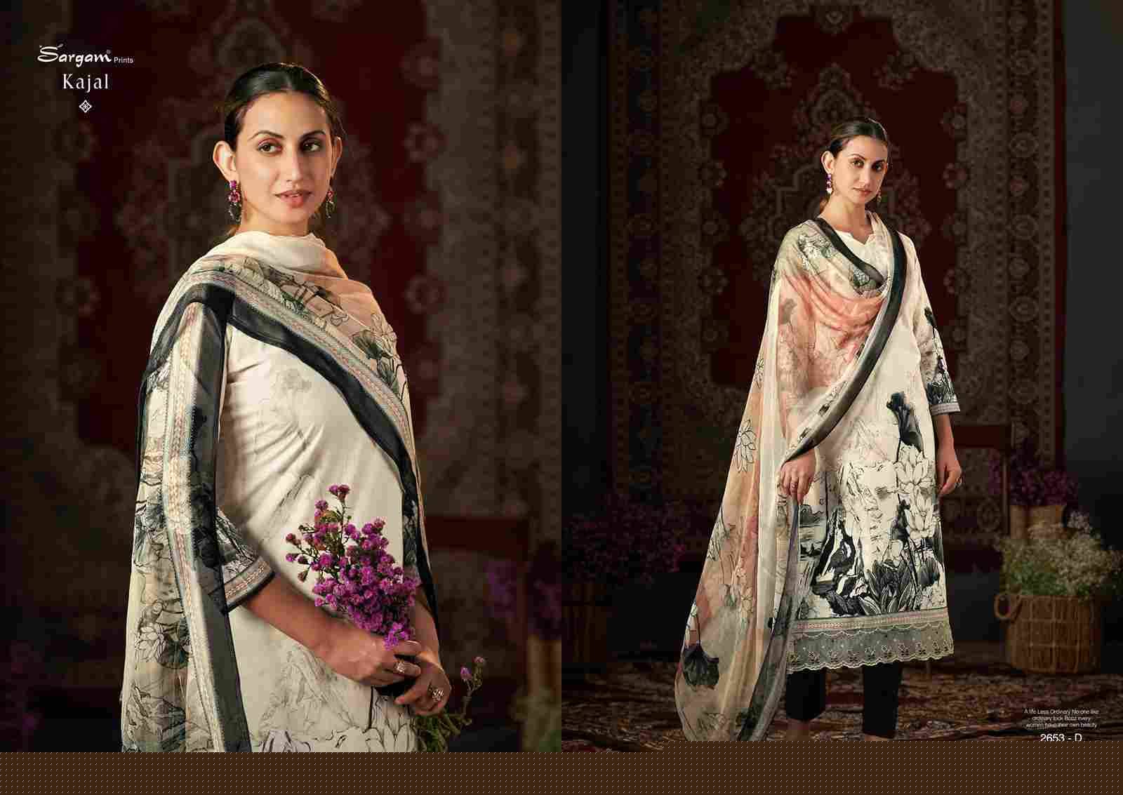 Kajal By Sargam Prints 2653-A To 2653-D Series Beautiful Festive Suits Colorful Stylish Fancy Casual Wear & Ethnic Wear Pure Cambric Dresses At Wholesale Price