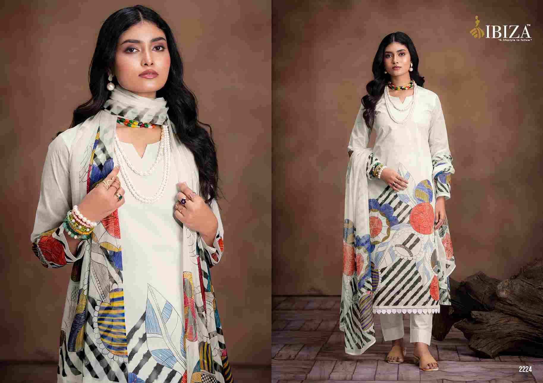 Rubina By Ibiza 2221 To 2224 Series Beautiful Festive Suits Colorful Stylish Fancy Casual Wear & Ethnic Wear Pure Organza Dresses At Wholesale Price