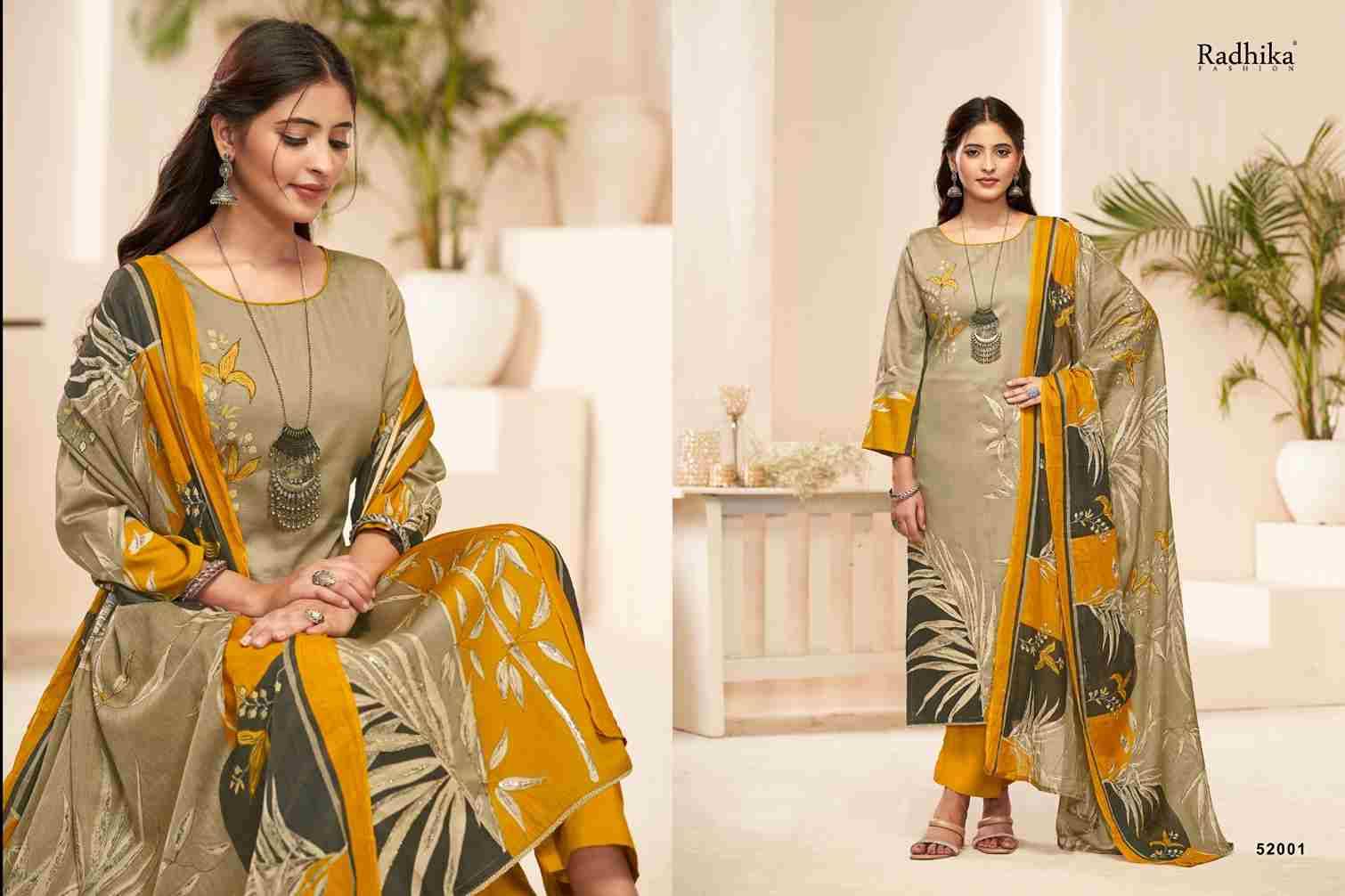 Aleena By Azara 52001 To 52004 Series Beautiful Festive Suits Stylish Fancy Colorful Casual Wear & Ethnic Wear Pure Jam Cotton Dresses At Wholesale Price