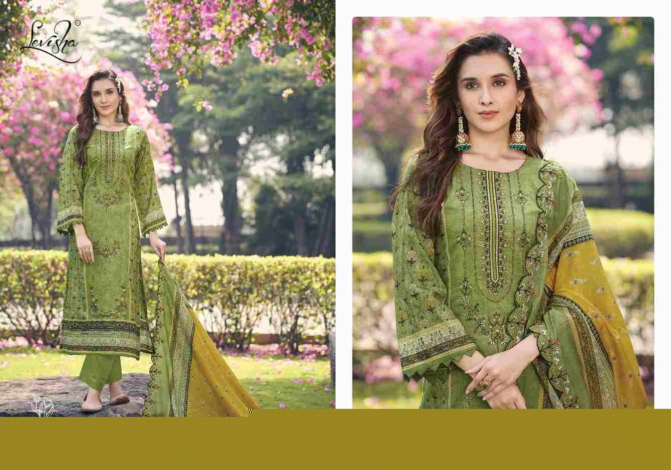 Madhubala Vol-3 By Levisha 3013 To 3020 Series Festive Suits Beautiful Fancy Colorful Stylish Party Wear & Occasional Wear Cambric Lawn Cotton Dresses At Wholesale Price