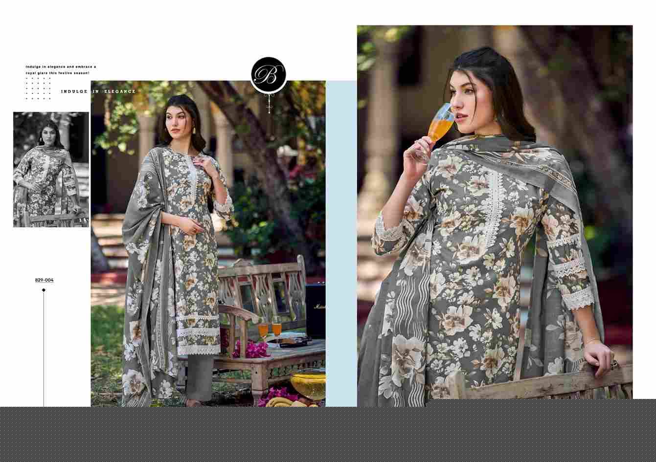 Raha Vol-2 By Belliza 829-001 To 829-006 Series Beautiful Suits Colorful Stylish Fancy Casual Wear & Ethnic Wear Pure Jam Cotton Print With Embroidered Dresses At Wholesale Price