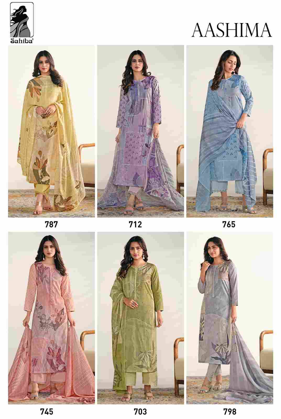 Aashima By Sudriti Beautiful Stylish Festive Suits Fancy Colorful Casual Wear & Ethnic Wear & Ready To Wear Cotton Lawn Digital Print Dresses At Wholesale Price