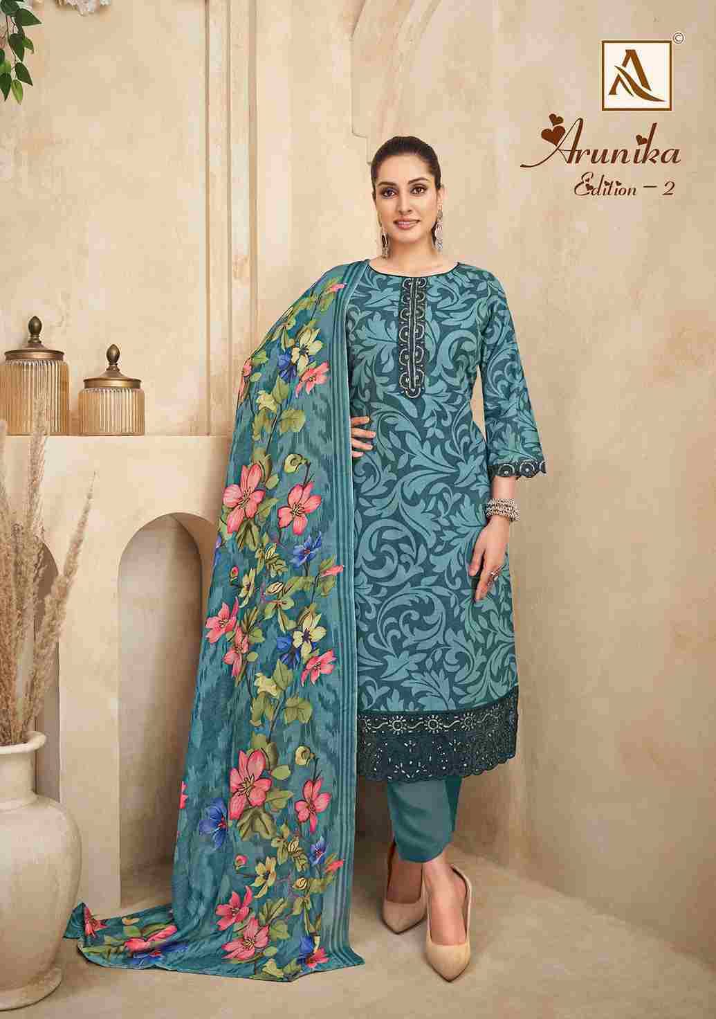 Arunika Vol-2 By Alok Suit 1923-001 To 1923-006 Series Beautiful Festive Suits Colorful Stylish Fancy Casual Wear & Ethnic Wear Pure Cambric Dresses At Wholesale Price