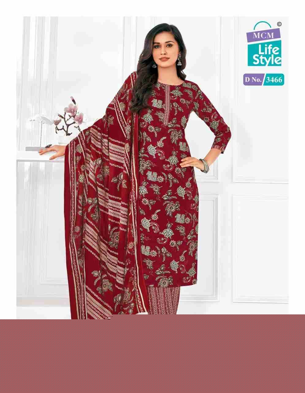 Priyalaxmi Vol-34 By MCM Lifestyle 3456 To 3475 Series Beautiful Festive Suits Stylish Fancy Colorful Casual Wear & Ethnic Wear Pure Cotton Print Dresses At Wholesale Price