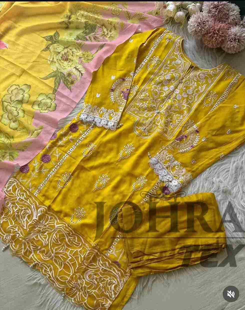 Johra Hit Design 166 By Johra Tex Beautiful Pakistani Suits Colorful Stylish Fancy Casual Wear & Ethnic Wear Cambric Cotton Embroidered Dresses At Wholesale Price