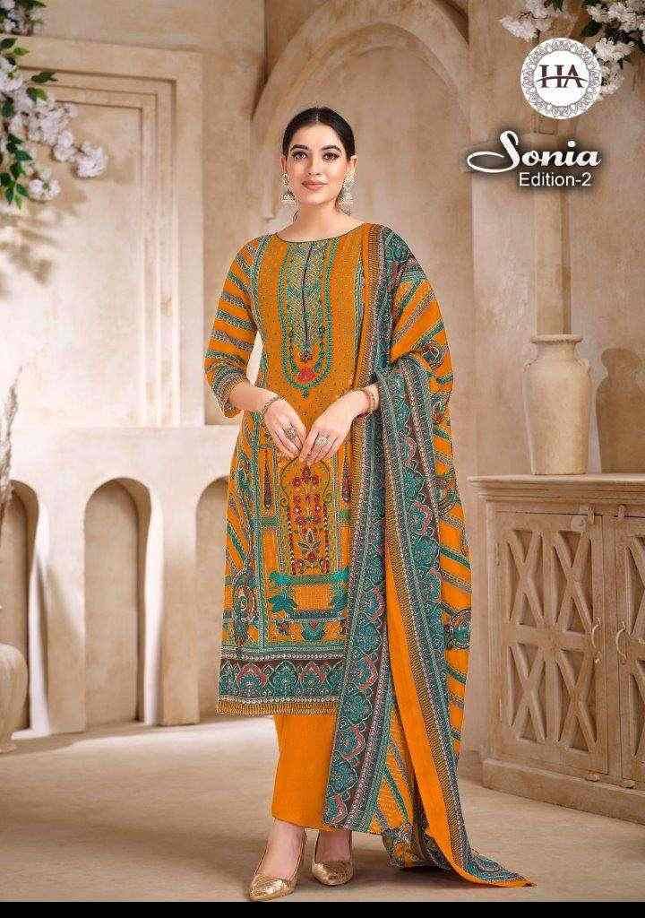 Sonia Vol-2 By Harshit Fashion Hub 1894-001 To 1894-008 Series Beautiful Festive Suits Stylish Fancy Colorful Casual Wear & Ethnic Wear Pure Cotton Dresses At Wholesale Price