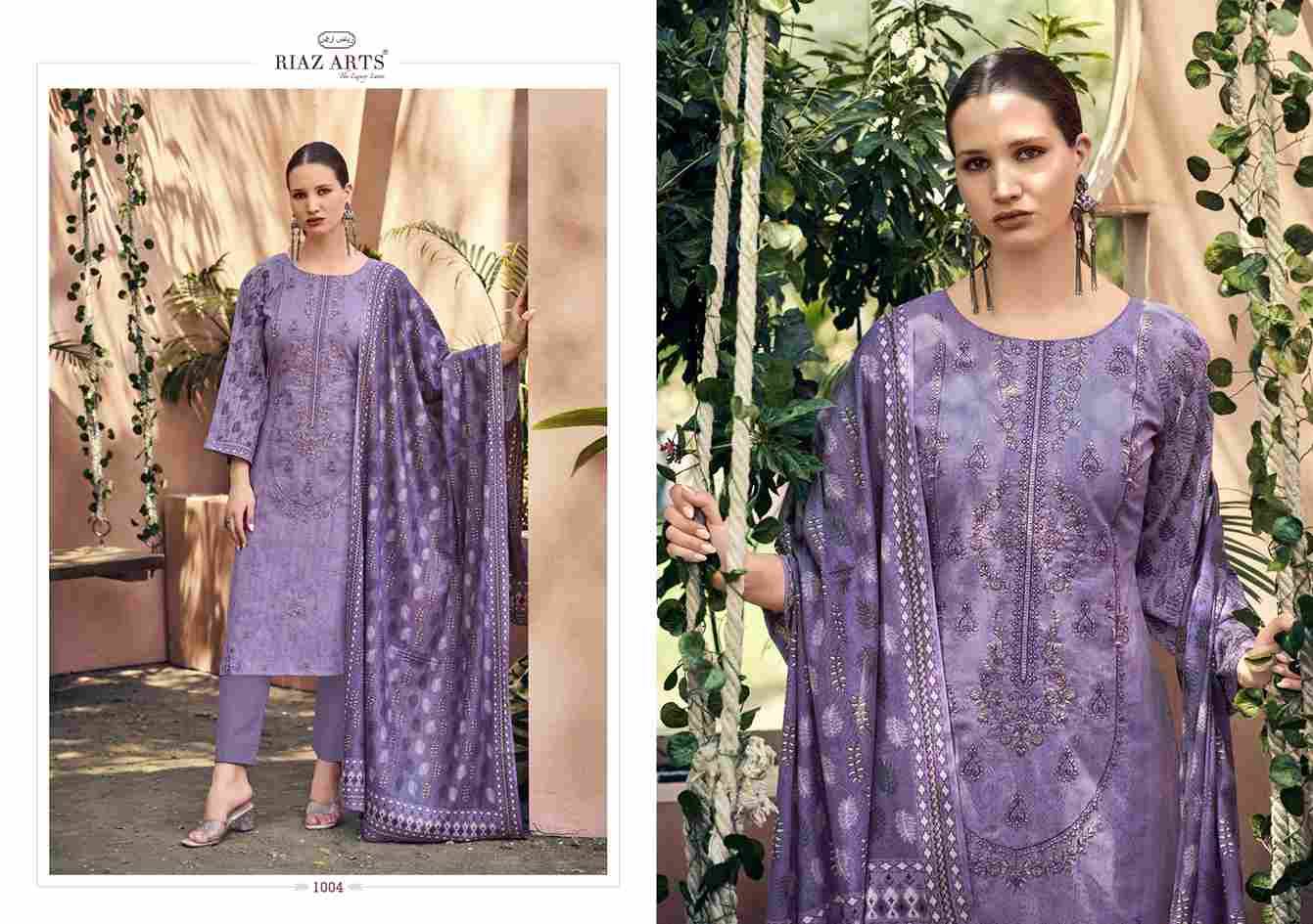 Elan Vol-3 By Riaz Arts 1001 To 1006 Series Beautiful Festive Suits Stylish Fancy Colorful Casual Wear & Ethnic Wear Pure Lawn Cotton Print Dresses At Wholesale Price