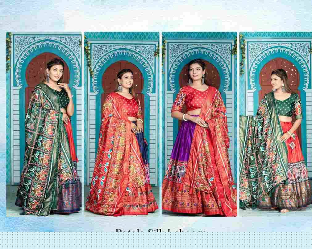 Gr 7070 By Fashid Wholesale 01 To 04 Designer Beautiful Navratri Collection Occasional Wear & Party Wear Soft Dola Silk Lehengas At Wholesale Price