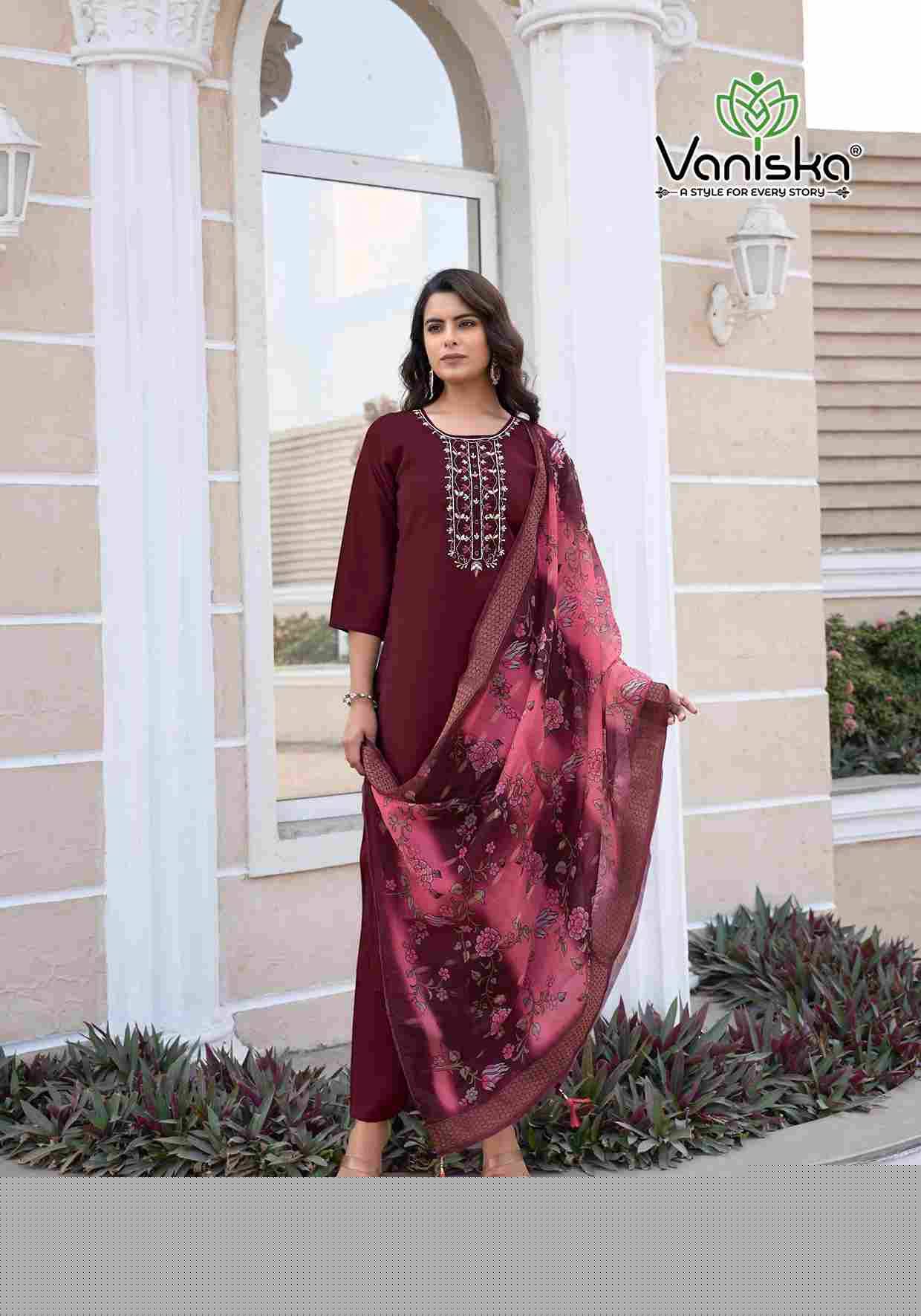 Mahek Vol-1 By Vaniska 1001 To 1006 Series Beautiful Festive Suits Colorful Stylish Fancy Casual Wear & Ethnic Wear Roman Silk Print Dresses At Wholesale Price