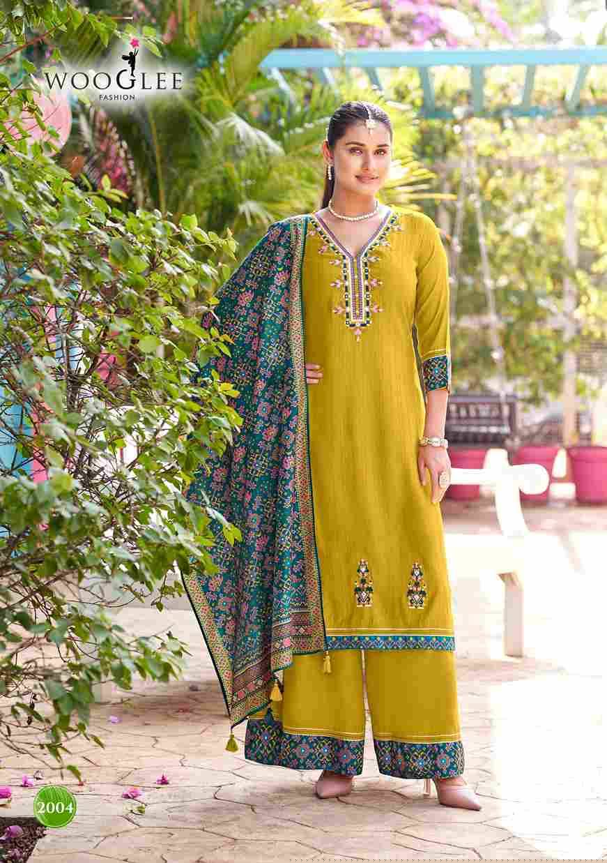 Prarambh By Wooglee 2001 To 2004 Series Beautiful Festive Suits Colorful Stylish Fancy Casual Wear & Ethnic Wear Modal Weaving Dresses At Wholesale Price