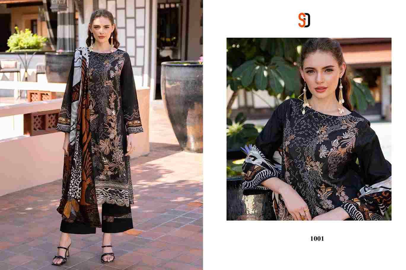 Ramsha Vol-1 By Shraddha Designer 1001 To 1004 Series Designer Pakistani Suits Beautiful Stylish Fancy Colorful Party Wear & Occasional Wear Pure Cotton Embroidered Dresses At Wholesale Price
